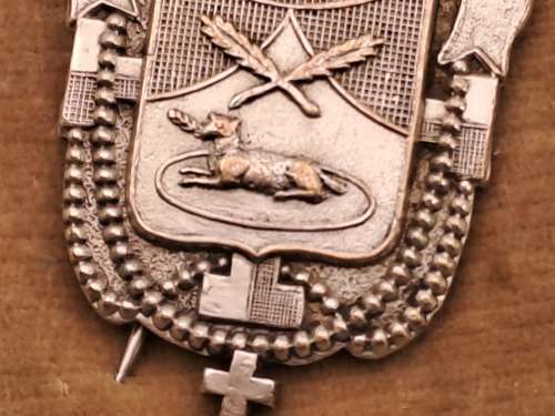 Vintage Viritas badge?