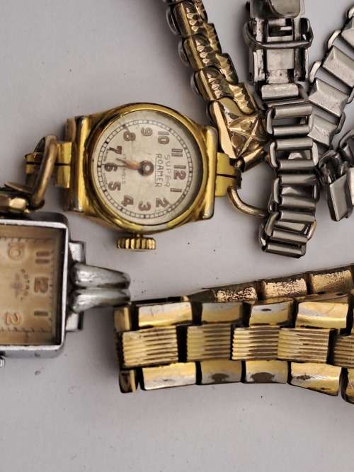 11 x Vintage ladies Mechanical watches (NOT WORKING) inc. Admiral watersport,Rotary,Roamer,Cyma for