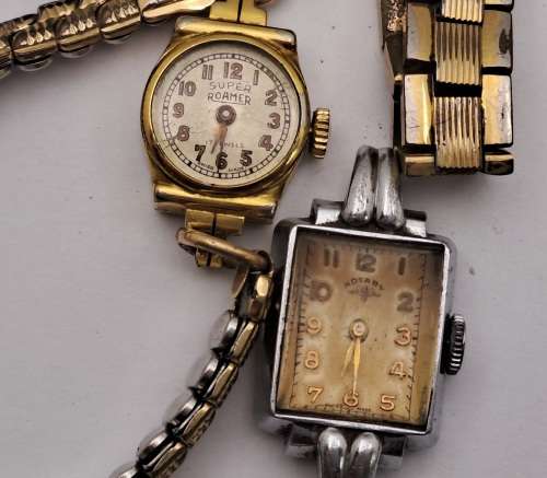 11 x Vintage ladies Mechanical watches (NOT WORKING) inc. Admiral watersport,Rotary,Roamer,Cyma for