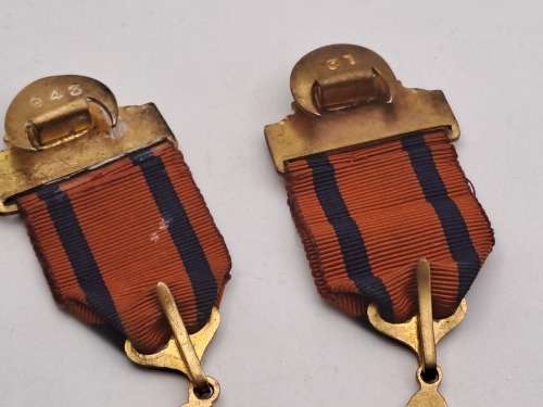 Two 1936 to 1937 W.A.S (Witwatersrand Acricultural Society)Horse show Medals No 31 and 943