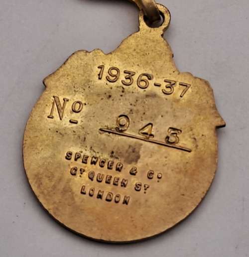 Two 1936 to 1937 W.A.S (Witwatersrand Acricultural Society)Horse show Medals No 31 and 943