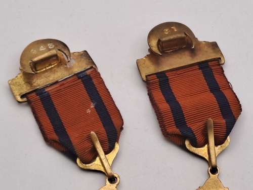 Two 1936 to 1937 W.A.S (Witwatersrand Acricultural Society)Horse show Medals No 31 and 943