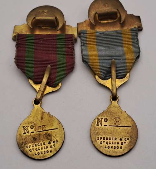 1934-1935 and 1935-1936 W.A.S (Witwatersrand Acricultural Society)Horse show Medals No 9 and 75
