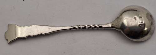 Antique 1877 Hallmarked Birmlingham Sterling Silver small Spoon 75mm -6 Gram
