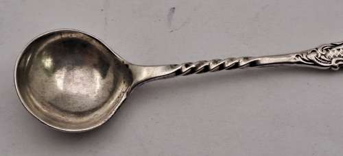 Antique 1877 Hallmarked Birmlingham Sterling Silver small Spoon 75mm -6 Gram