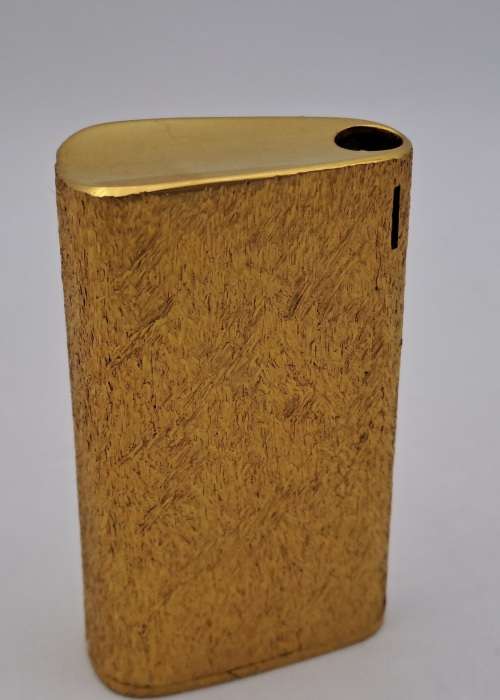 Pre-owned Gold tone Ronson Lighter made in France -(Not tested -need gas )
