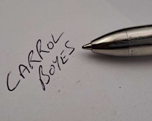 Collectable Carrol Boyes Pen (Woman) Carrol Boyes Functional Art in pewter -Boxed
