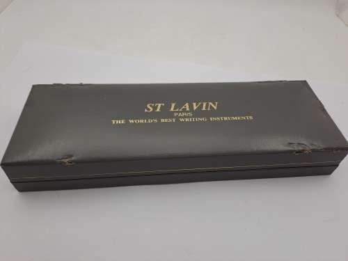Pre-owned  ST.Lavin Ball pen  -Paris-Personalised THE CAP DOES NOT FIT TIGHT In Case