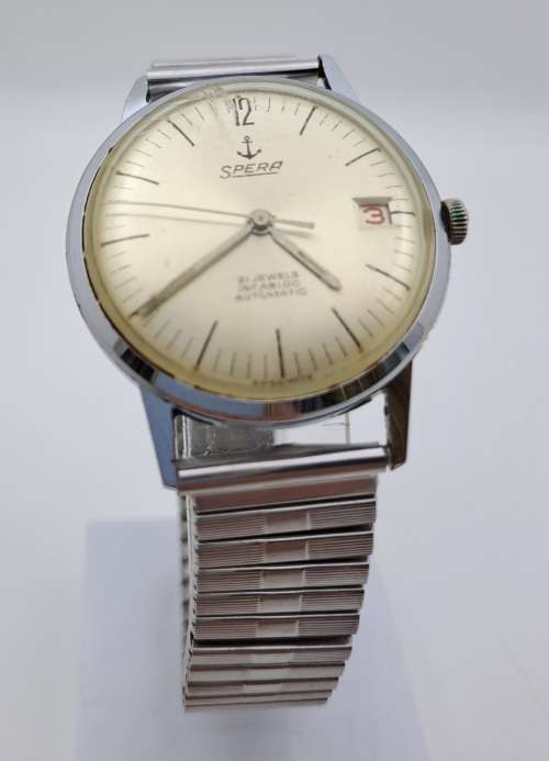 Collectable Vintage SPERA incabloc Swiss Mens Automatic watch (WORKING) 21 Jewels
