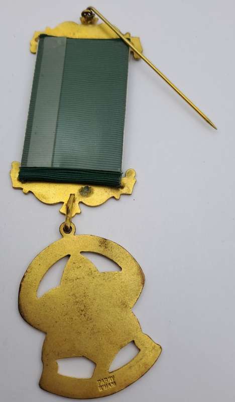 Vintage Saudi Arabia Overseas Buffaloes Association Masonic Jewel (Free Mason)