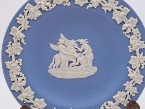 Collectable Vintage  Wedgwood Jasperware small Plate 111mm-Made in England