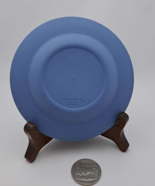 Collectable Vintage  Wedgwood Jasperware small Plate Winston Churchill 111mm-Made in England