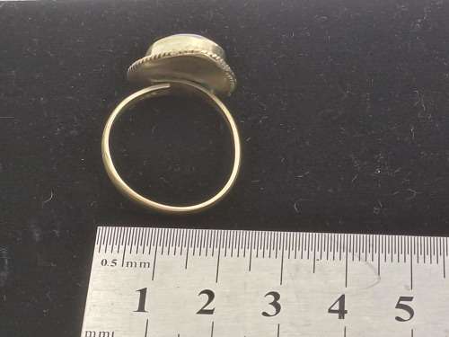 Pre-owned Vintage  sterling Silver (.925)Ring with blue stone