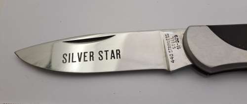 Vintage Edge Mark 440 Stainless Steel 11-329 Pocket Knife - Japan(Branded Silver Star)