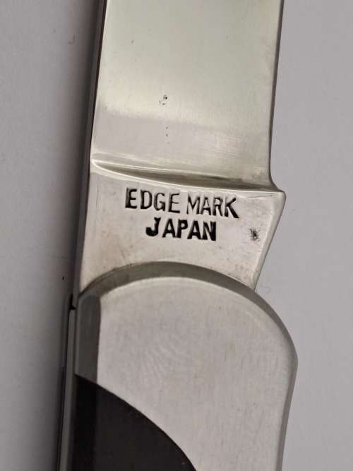 Vintage Edge Mark 440 Stainless Steel 11-329 Pocket Knife - Japan(Branded Silver Star)