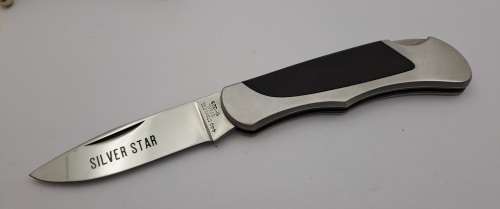 Vintage Edge Mark 440 Stainless Steel 11-329 Pocket Knife - Japan(Branded Silver Star)
