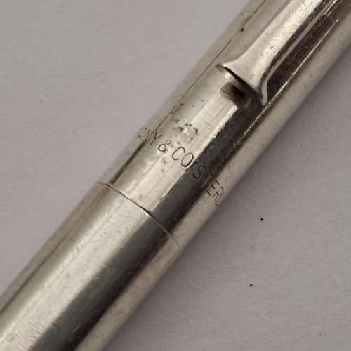 Vintage Tiffany & Co. Sterling .925 Silver Pen(Silver Tested) (has a Cross refill)