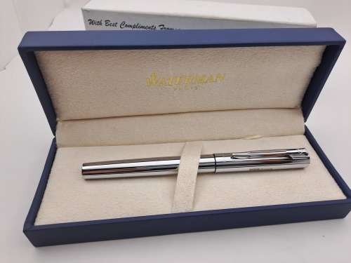 Unused Waterman Roller point Pen In box with sleeve (MDB Group Branded)