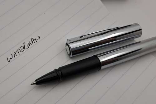 Unused Waterman Roller point Pen In box with sleeve (MDB Group Branded)