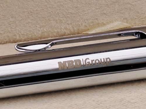 Unused Waterman Roller point Pen In box with sleeve (MDB Group Branded)