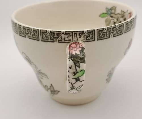 Vintage Johnson Bros `Indian Tree` Tea Trio Hand Engraved IRONSTONE England 12 Available