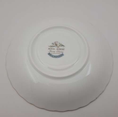 Vintage Royal Albert BRIGADOON  Coffee Saucer -England -(2 available)