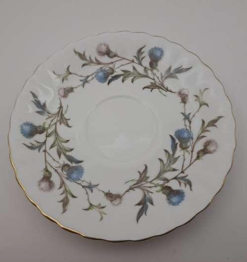 Vintage Royal Albert BRIGADOON  Coffee Saucer -England -(2 available)