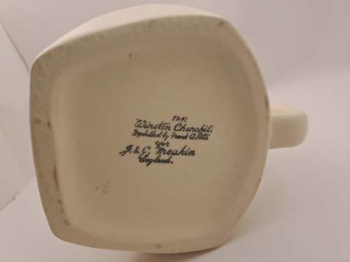 1941 Winston Churchill Character Jug Modelled by F Potts for J & E Meakin England