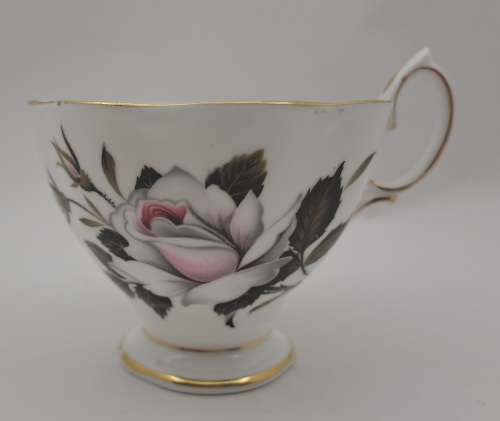 Vintage Royal Albert `Queens Messenger ` Coffee Cup (Tiny chip on bottom rim)