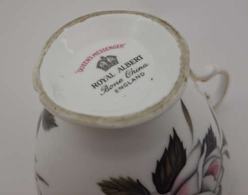 Vintage Royal Albert `Queens Messenger ` Coffee Cup (Tiny chip on bottom rim)