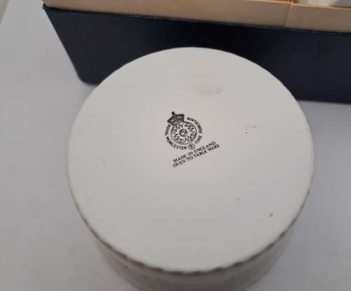 Vintage 12 Royal Worcester Fine Porcelain Ramekins unused still in Boxes 45x80mm- England