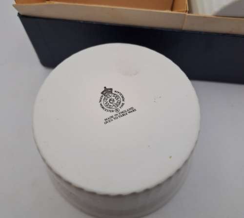 Vintage 12 Royal Worcester Fine Porcelain Ramekins unused still in Boxes 45x80mm- England