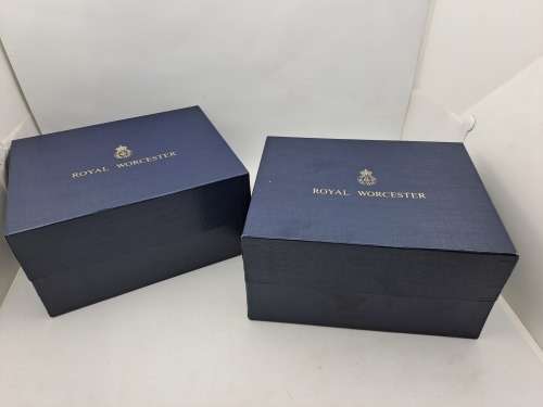 Vintage 12 Royal Worcester Fine Porcelain Ramekins unused still in Boxes 45x80mm- England