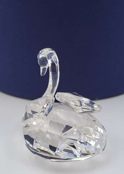 Swarovski Silver Crystal Swan 7633 NR 038 000 (Boxed with certificate) 30x36x25mm