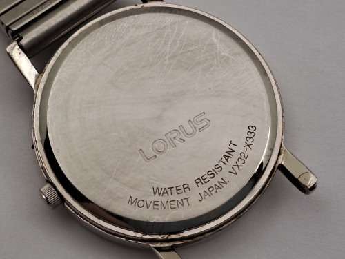 Vintage Lorus quartz Japan Movement VX32-x333-working