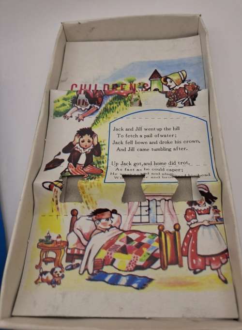 3pc 1980`s Childrens First Cutlery set - Boxed - Jack & Jill -Stainless steel Japan