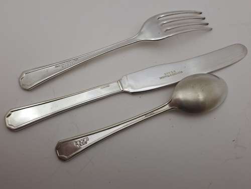 3pc Vintage Silver plated EPNS. A Childrens First Cutlery set -Sheffield England Rd872589
