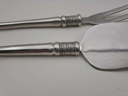 Designer Cake Lifter (265mm) and fork (312mm) by Diana Carmichael