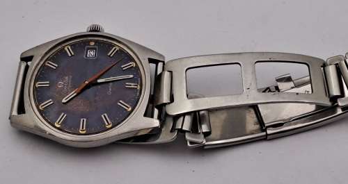 Vintage Mens Omega Geneve automatic watch 565 movement -NOT WORKING- No Lens,Grown not turning