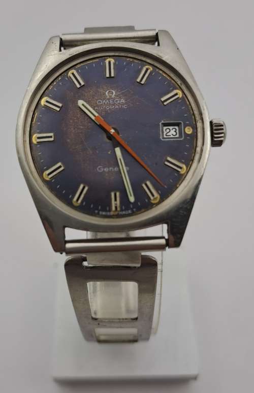 Vintage Mens Omega Geneve automatic watch 565 movement -NOT WORKING- No Lens,Grown not turning