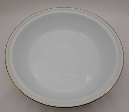 Vintage Royal Worcester Evesham Gold Handle Casserole Baking Dish with lid shape 22 size 3(used)