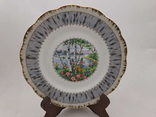 Vintage Royal Albert SILVER BIRCH Tea Trio Bone China England (3 Available)