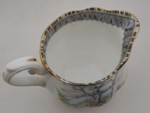 Vintage Royal Albert SILVER BIRCH Tea Creamer Bone China England 100x122x80mm