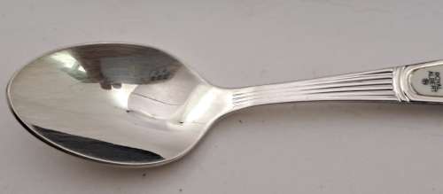 Royal Albert `September`  Silver Plated Teaspoon with Porcelain -in Box  125mm