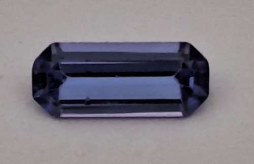 E.G.L Certified 0,654ct Natural Tanzanite -Emerald-Blue-Violet,Light,-full report -in Capsule