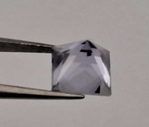 E.G.L Certified 1,526 ct Natural Tanzanite -Princess-Blue-Violet,-full report -in Capsule