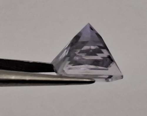E.G.L Certified 1,526 ct Natural Tanzanite -Princess-Blue-Violet,-full report -in Capsule