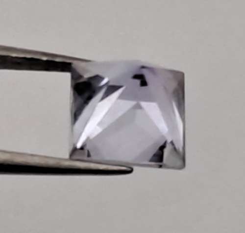 E.G.L Certified 1,526 ct Natural Tanzanite -Princess-Blue-Violet,-full report -in Capsule