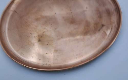 1960s  COPRAL Copper and Brass Coffee Set with Tray and Teak Handles made in Portugal