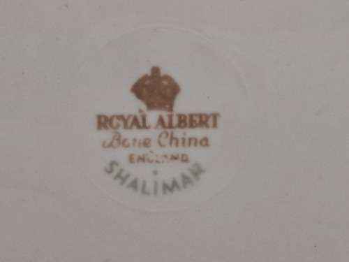 Vintage Royal Albert Shalimar cake plate 161mm (12 available)